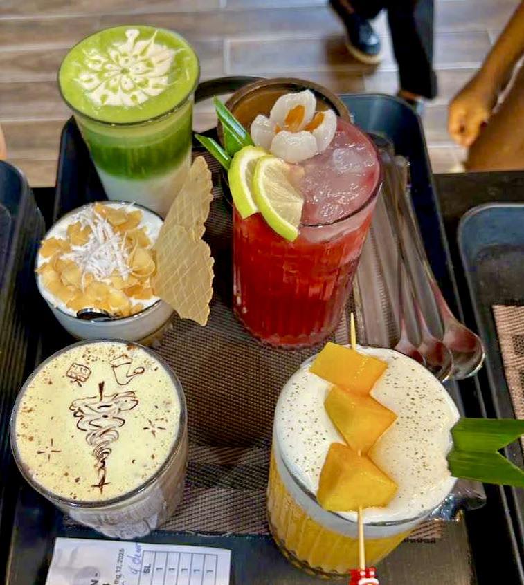 Matcha latte nghệ thuật